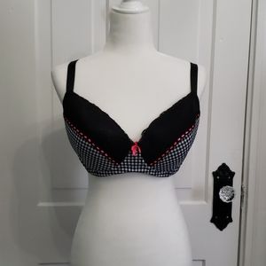 Perfects 36DDD Underwire Plaid Bra